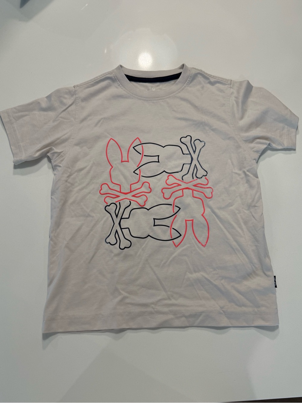 Psycho Bunny Rodman Children's‎ Print T-Shirt Size 7/8